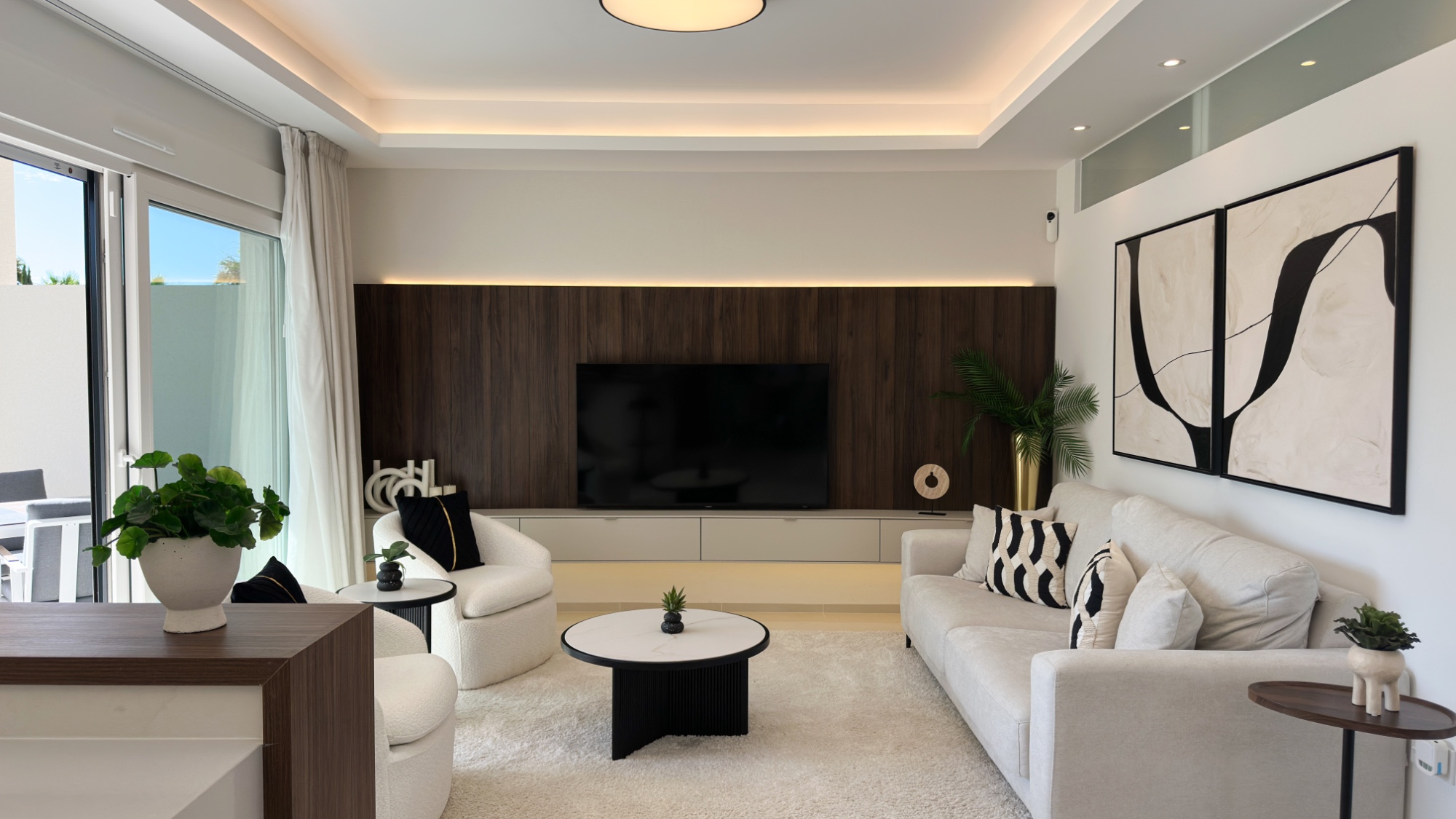 Living room in bungalow for sale in Ciudad Quesada