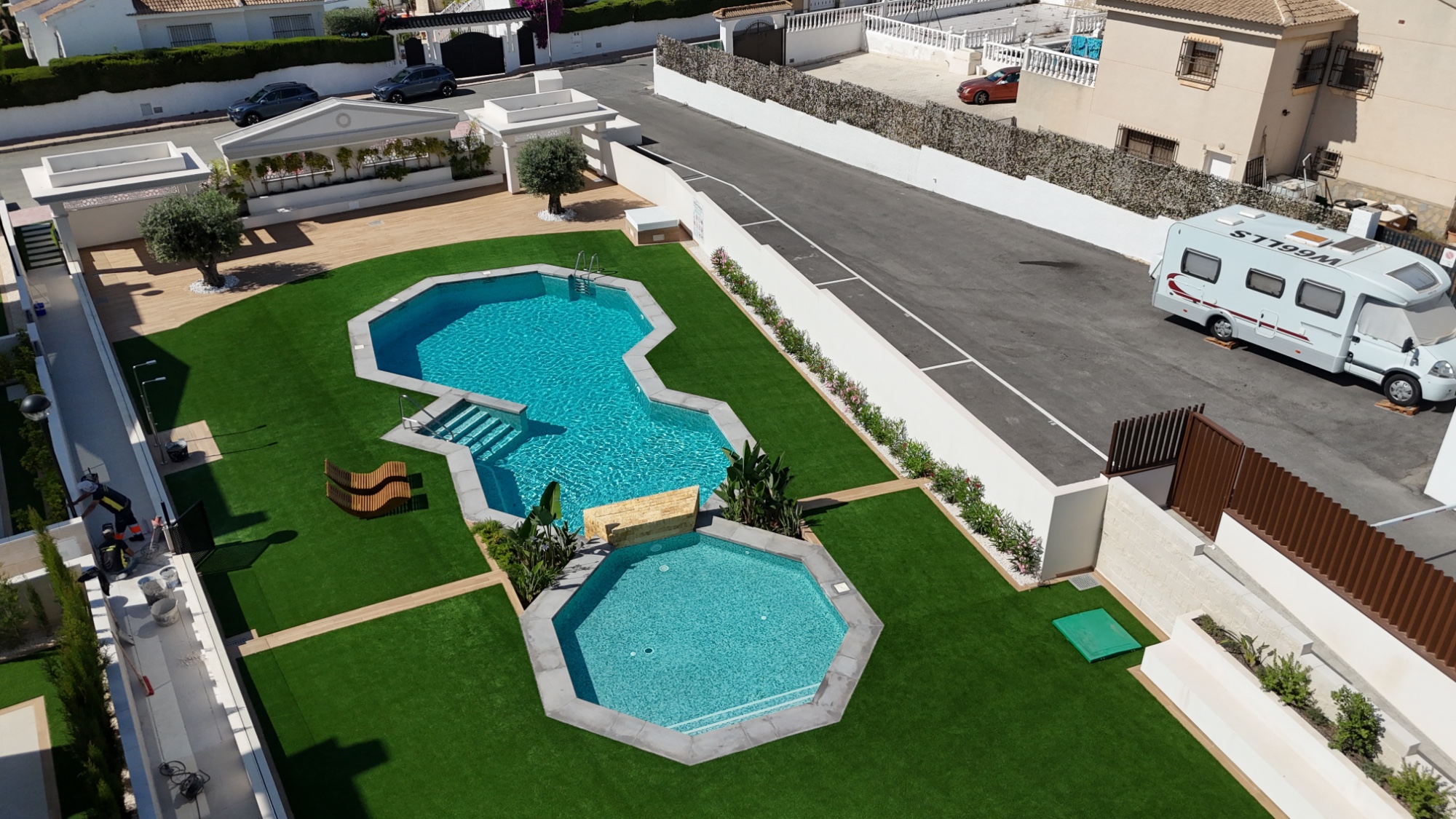 Garden in bungalow for sale in Ciudad Quesada