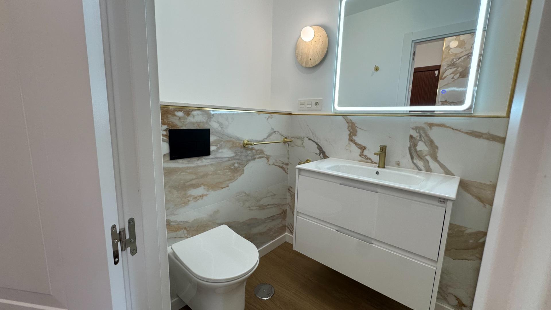 Pool area in penthouse for sale in Torrevieja
