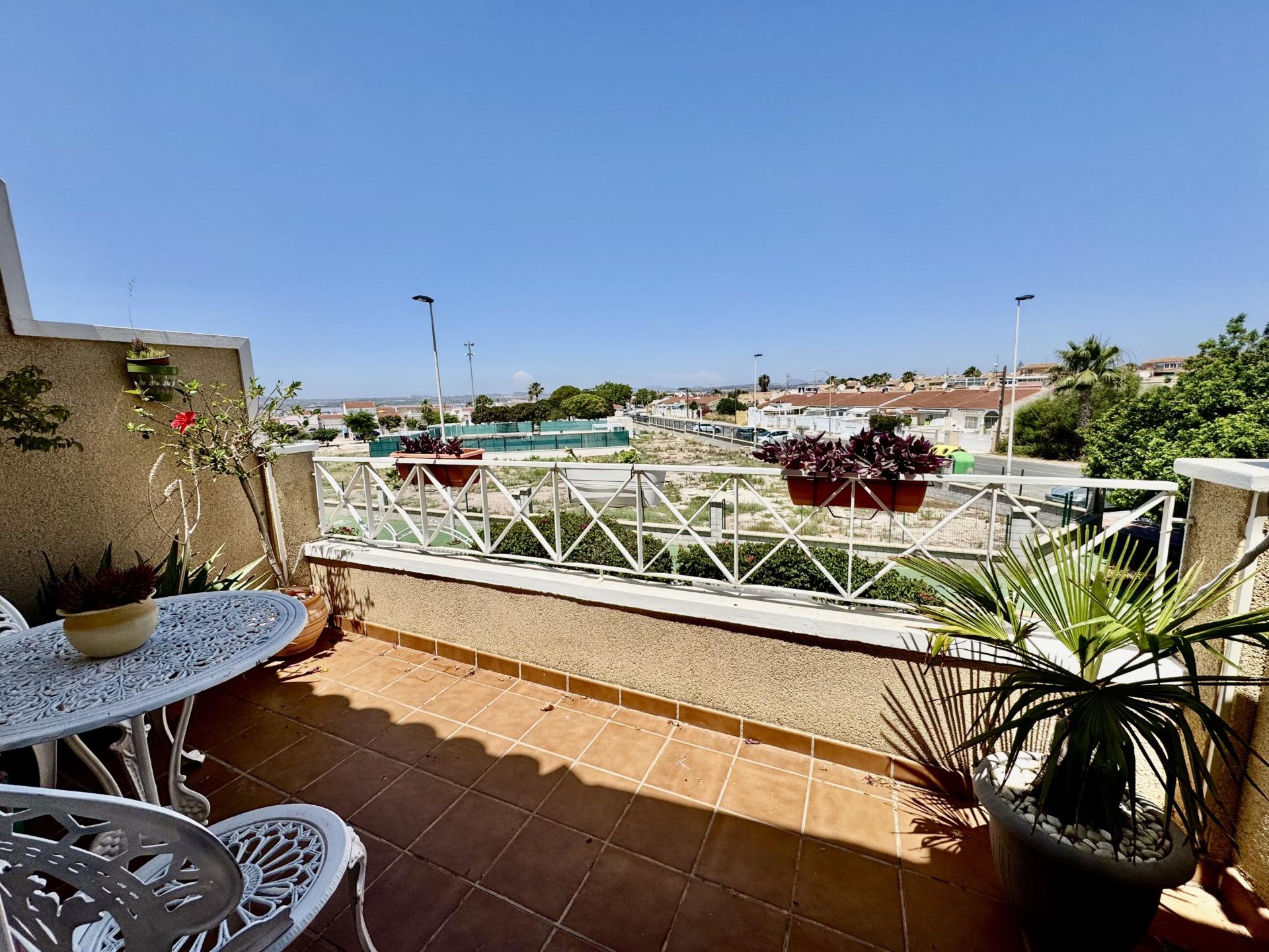 Pool area in terraced for sale in Torrevieja