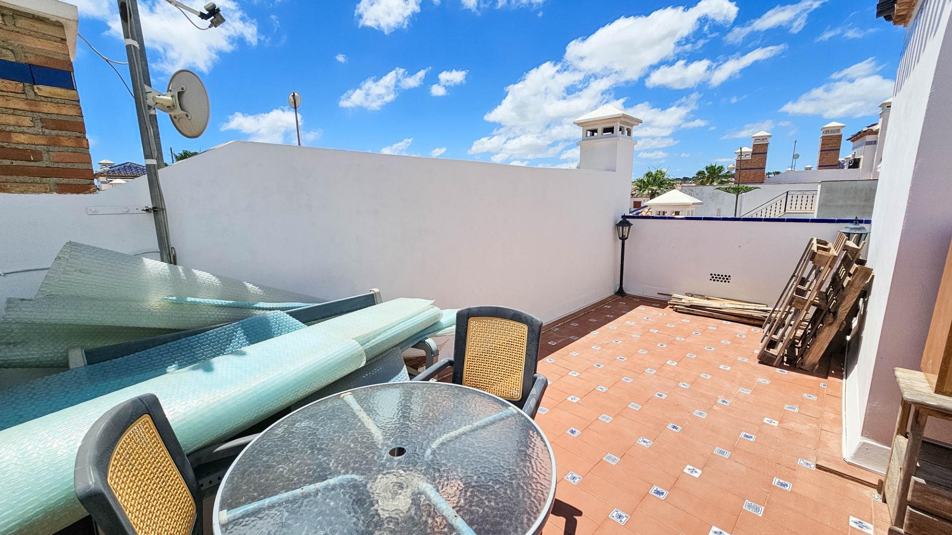 Master bedroom in terraced for sale in Orihuela Costa