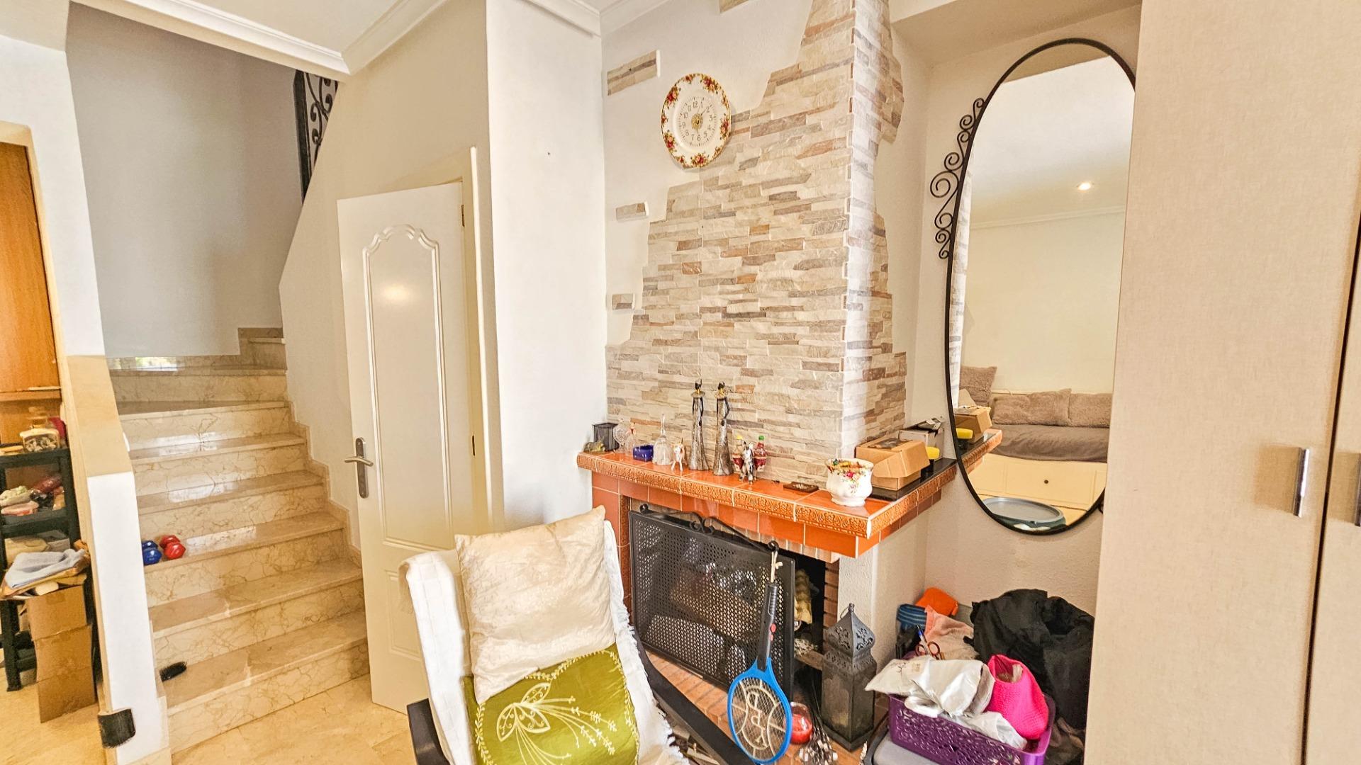 Pool area in terraced for sale in Orihuela Costa