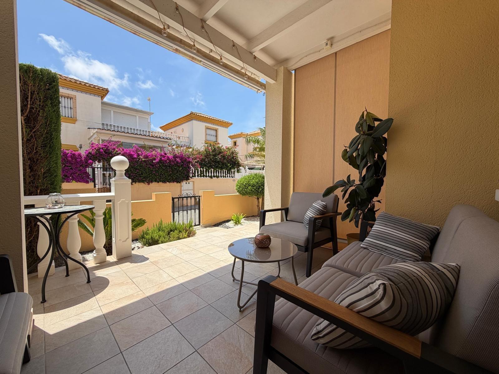 Master bedroom in terraced for sale in Orihuela Costa