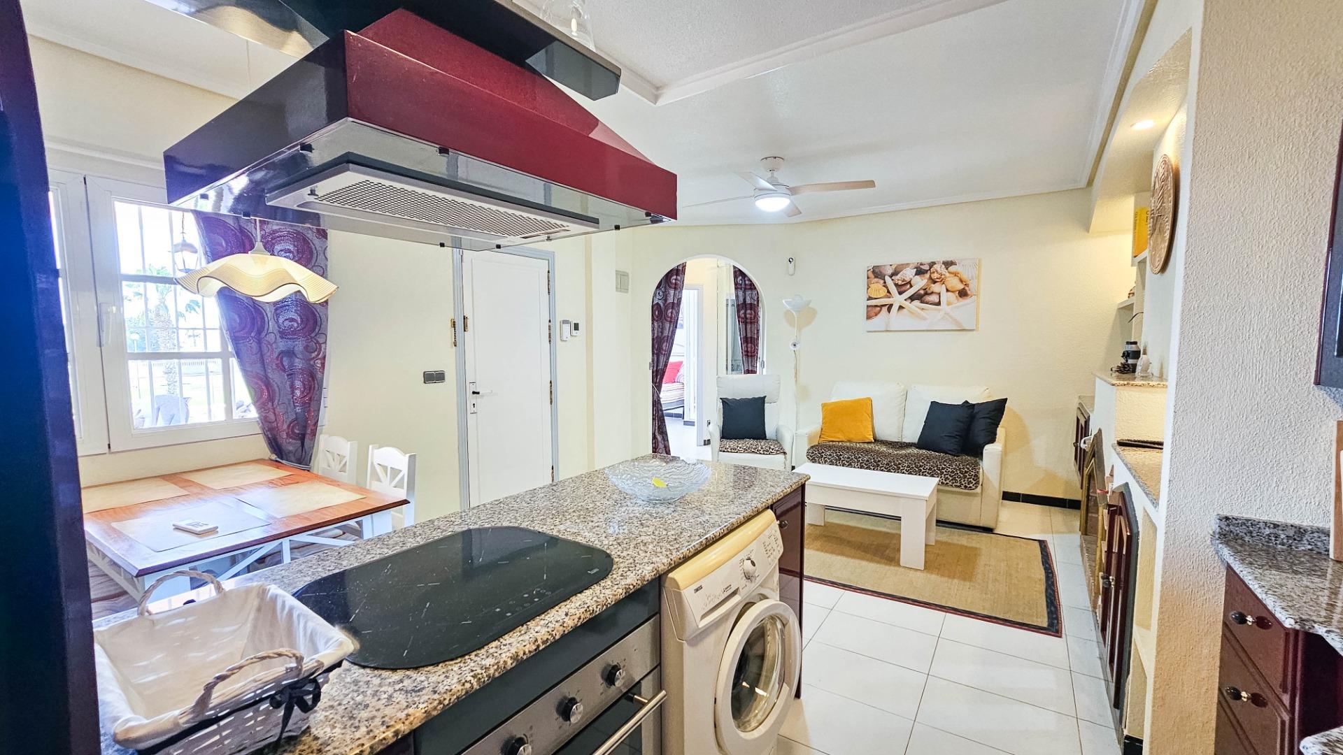 Living room in bungalow for sale in Orihuela Costa