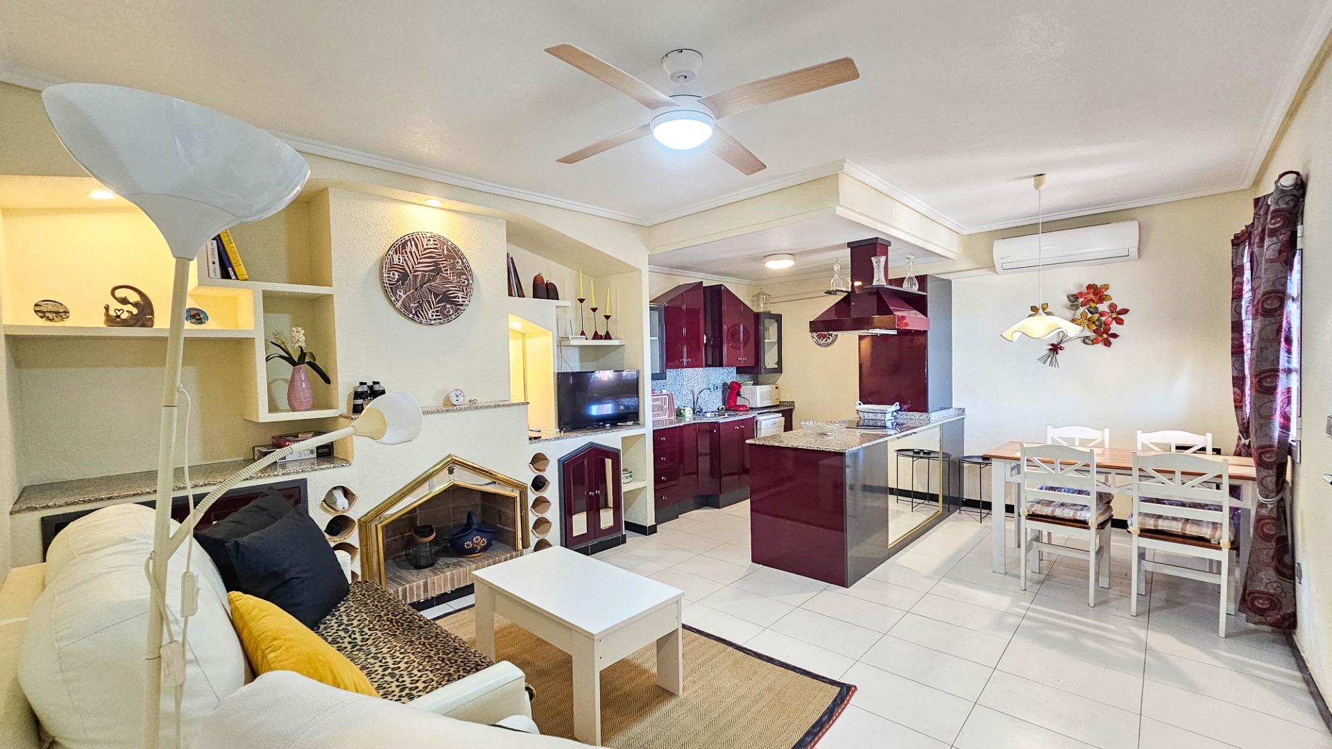 Dining area in bungalow for sale in Orihuela Costa