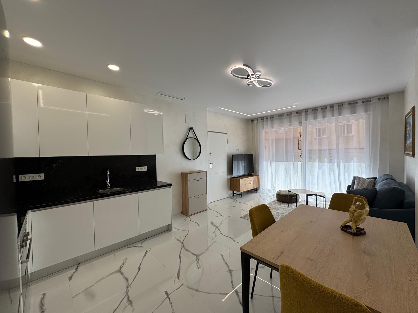 Pool area in apartment for sale in Torrevieja