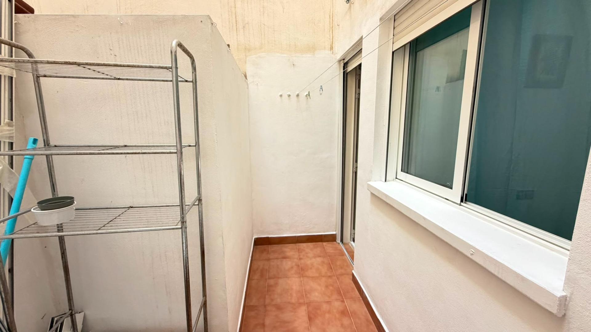 Garden in apartment for sale in Torrevieja