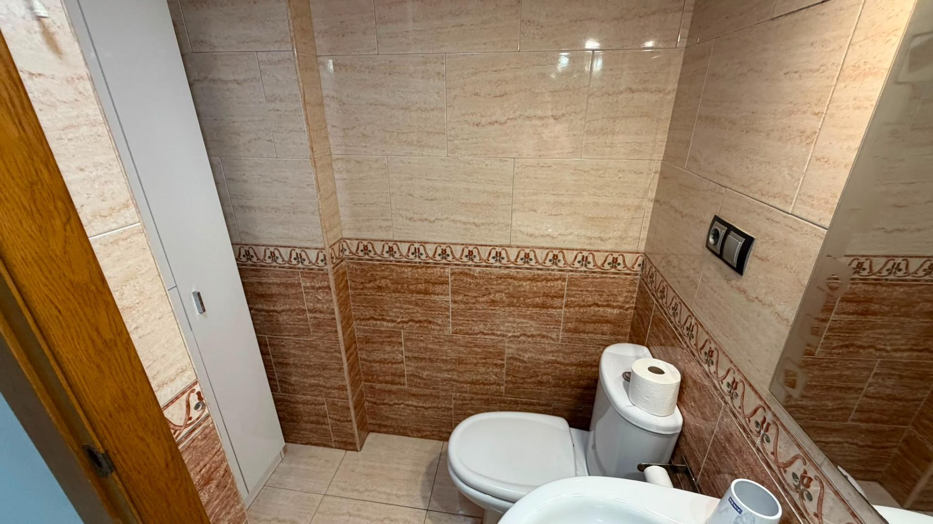 Garden in apartment for sale in Torrevieja