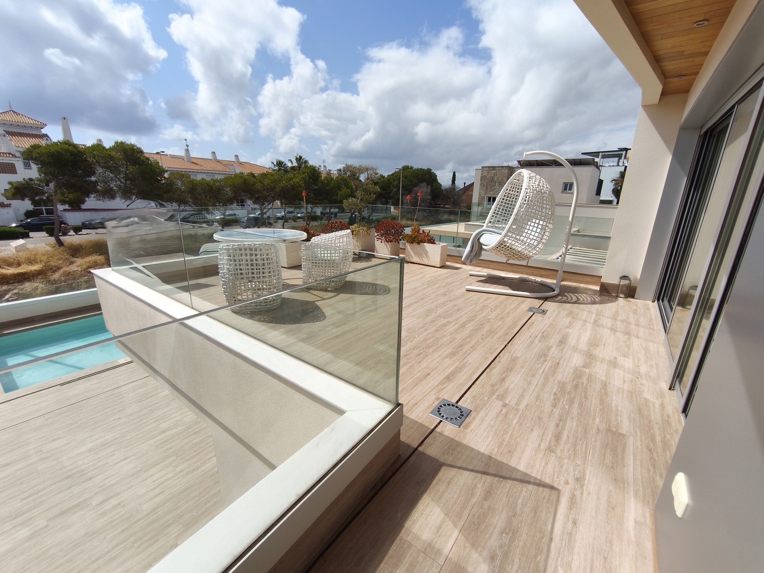 Master bedroom in villa for sale in Orihuela Costa