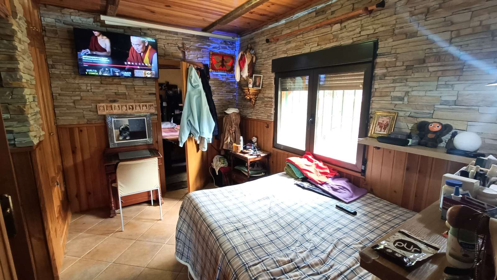 Pool area in finca for sale in Gea Y Truyols