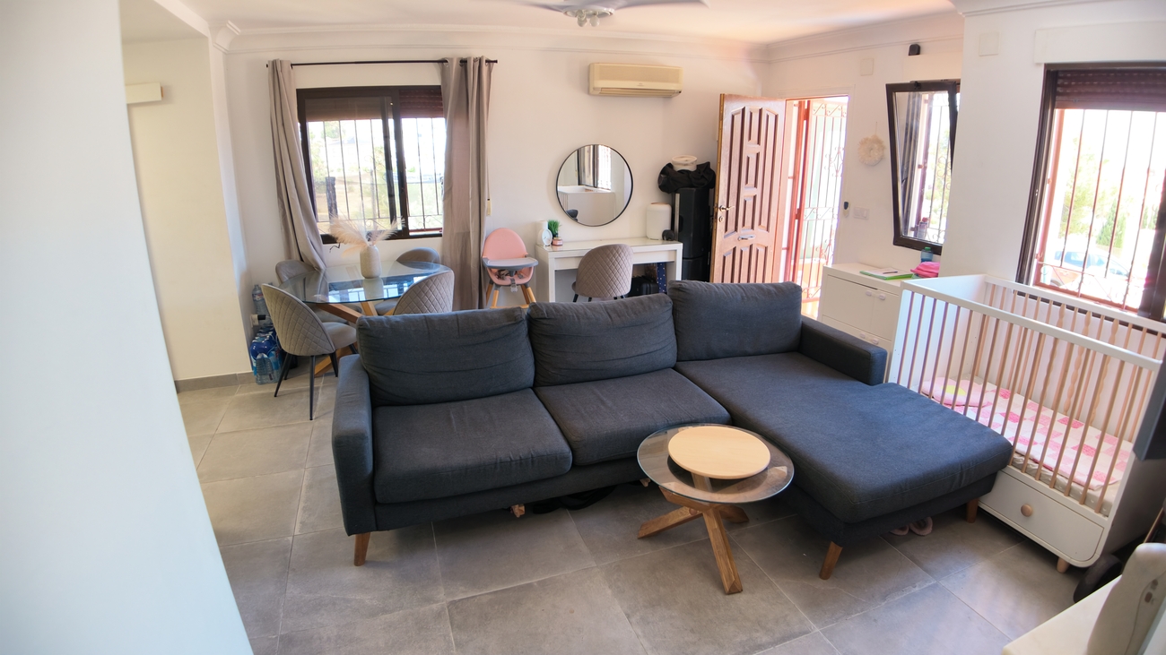 Terrace in villa for sale in Blue Lagoon