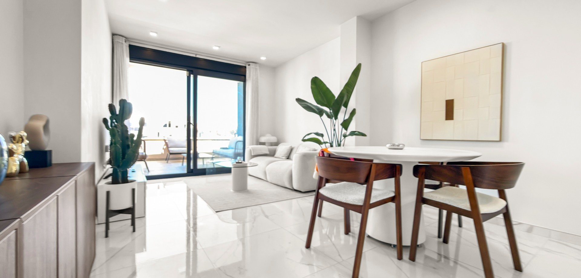Kitchen in apartment for sale in Orihuela Costa