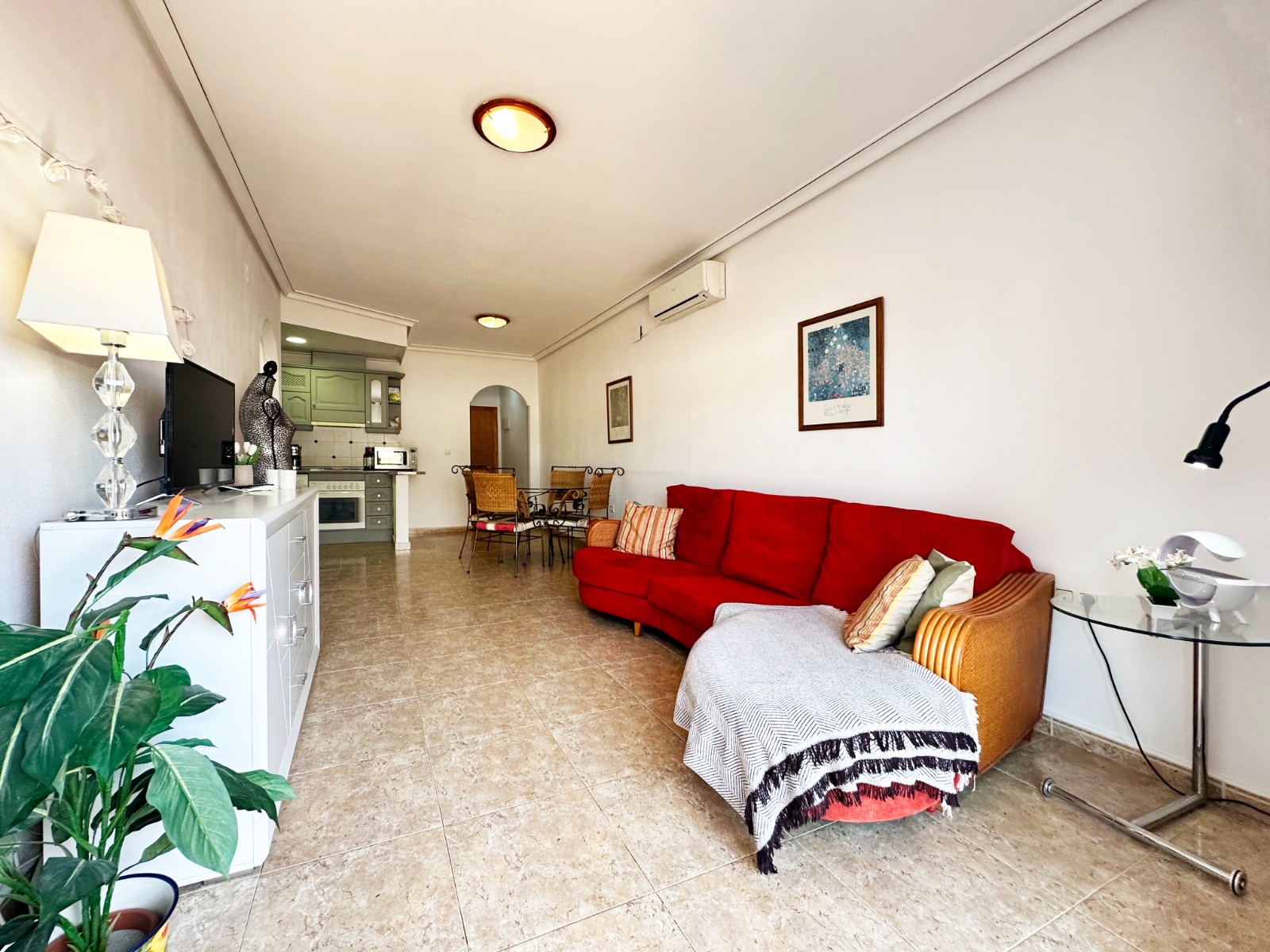 Pool area in apartment for sale in Orihuela Costa
