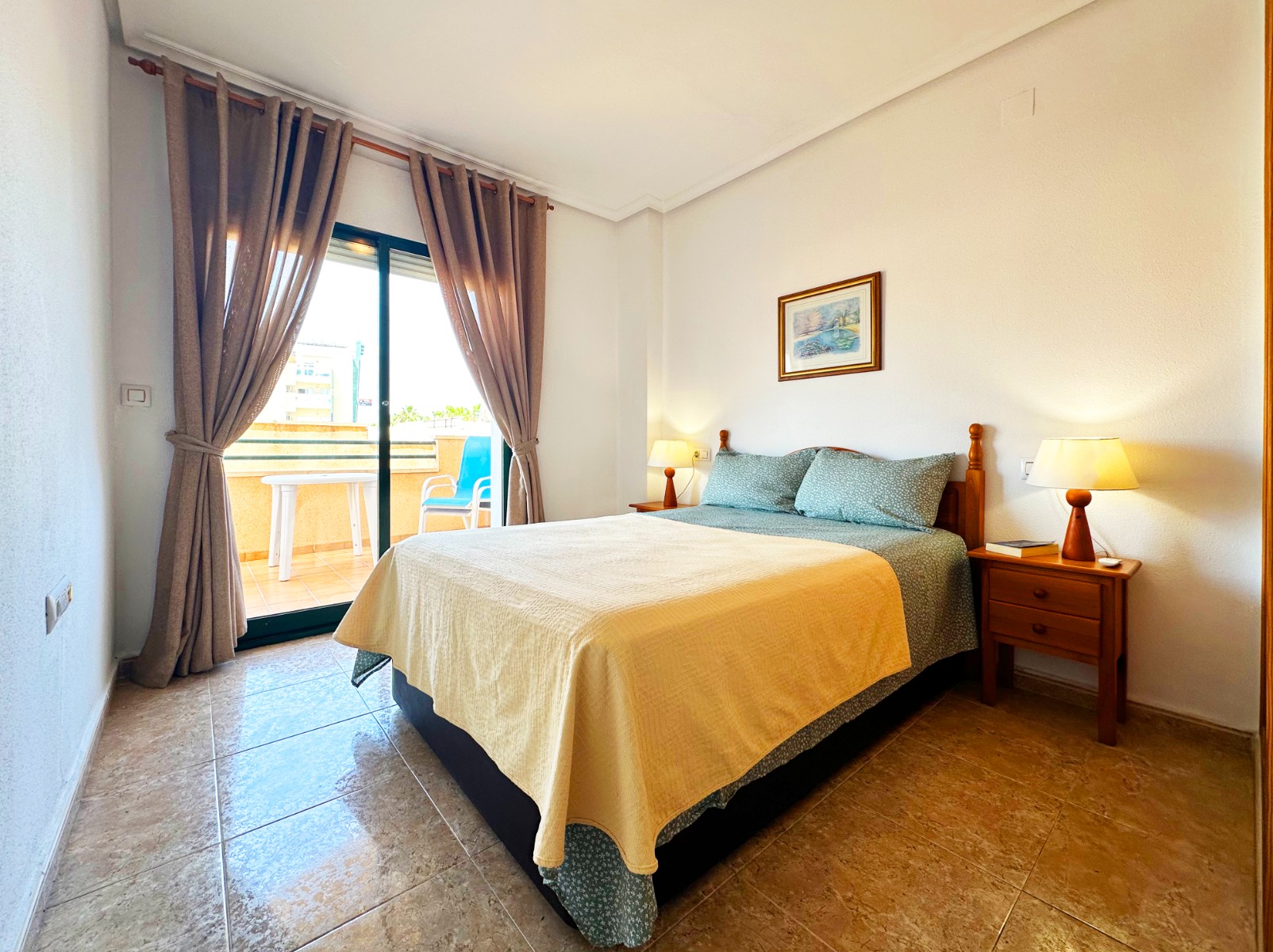 Garden in apartment for sale in Orihuela Costa