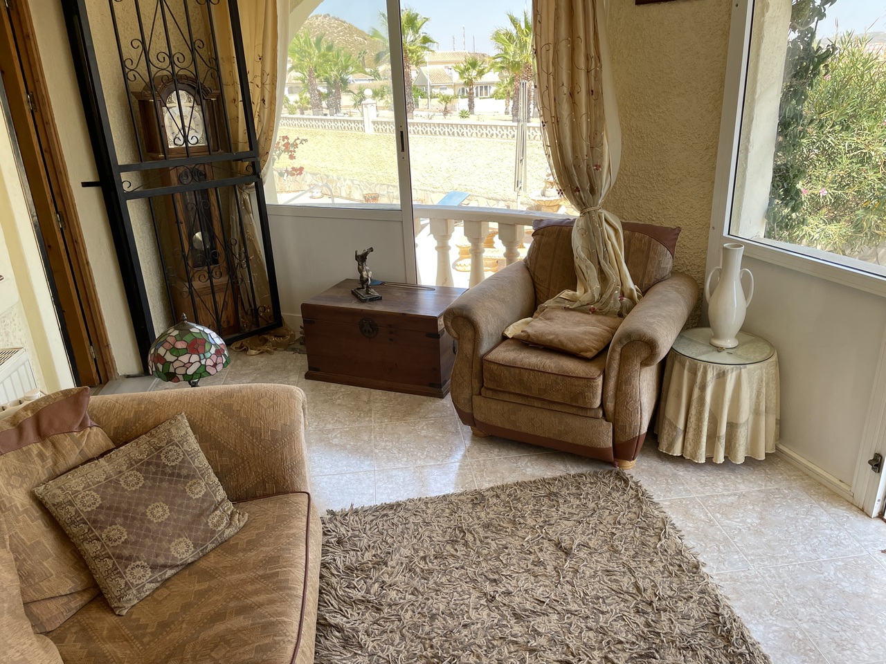 Garden in villa for sale in Camposol