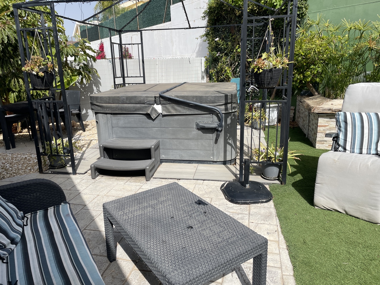 Terrace in villa for sale in Mazarron Country Club