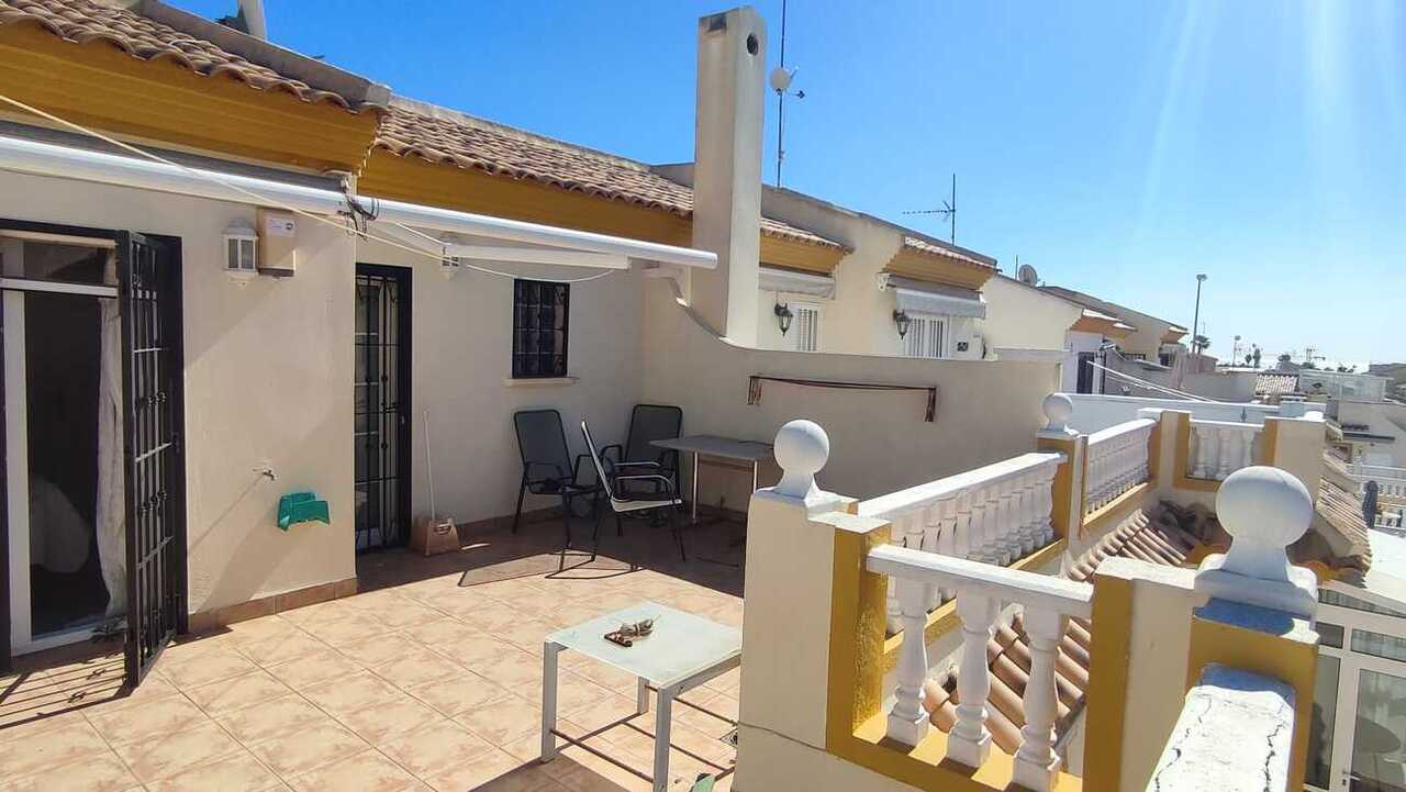 Pool area in terraced for sale in Playa Flamenca