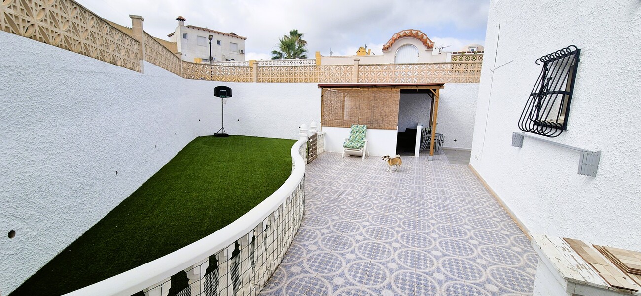 Terrace in bungalow for sale in Blue Lagoon