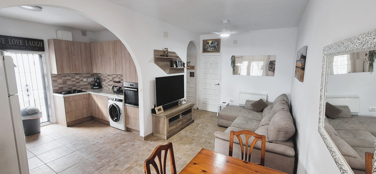 Pool area in bungalow for sale in Blue Lagoon
