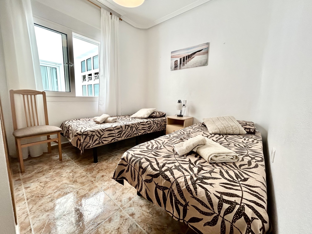 Living room in apartment for sale in Cabo Roig