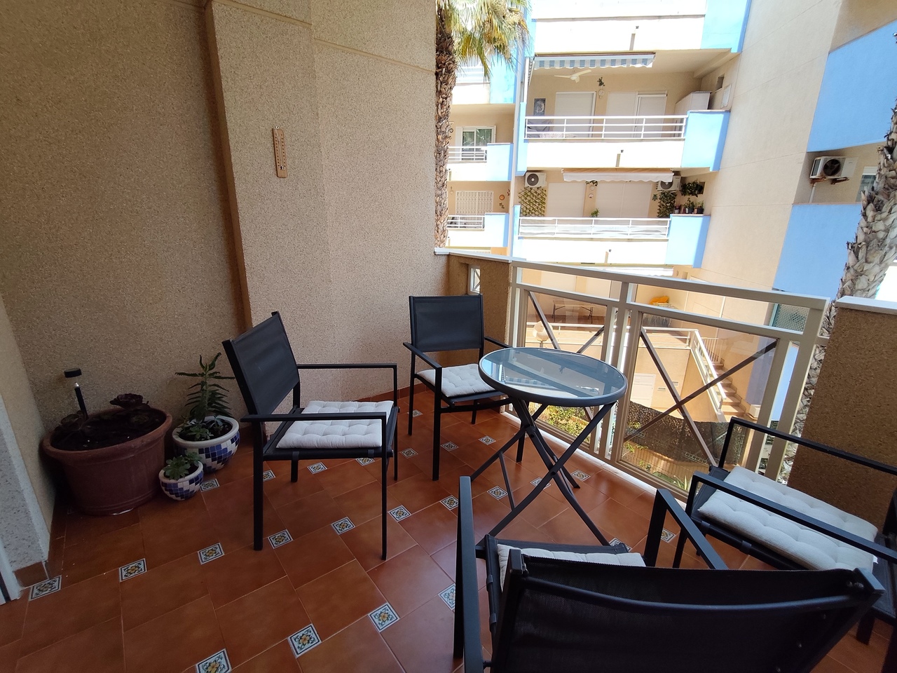 Living room in apartment for sale in Cabo Roig