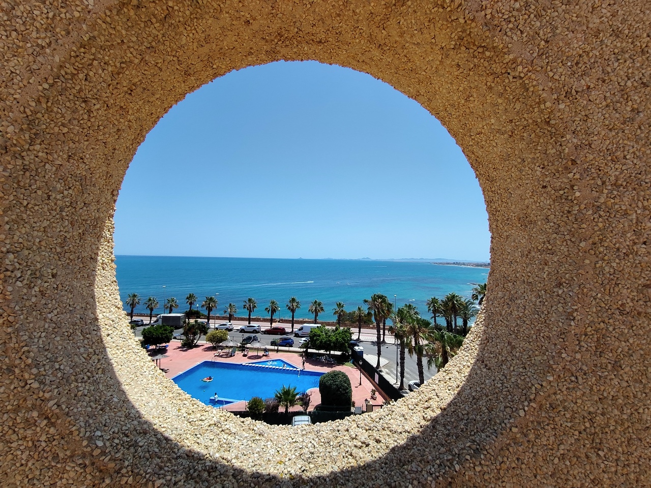 Bathroom in apartment for sale in Cabo Roig