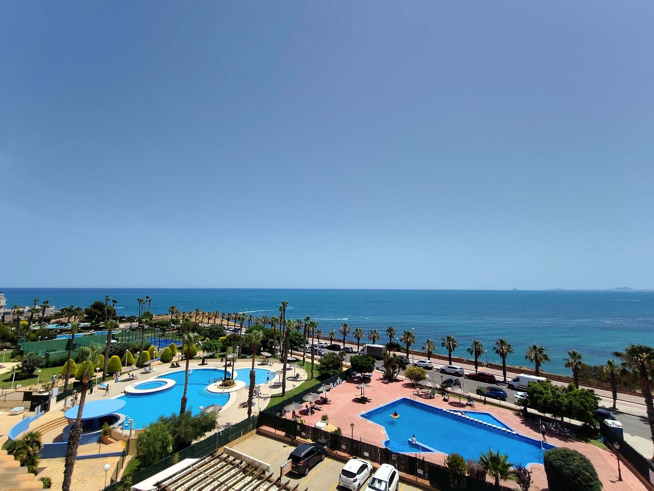 Living room in apartment for sale in Cabo Roig