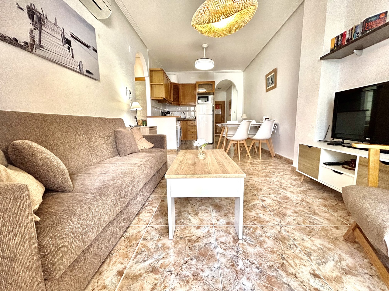 Terrace in apartment for sale in Cabo Roig