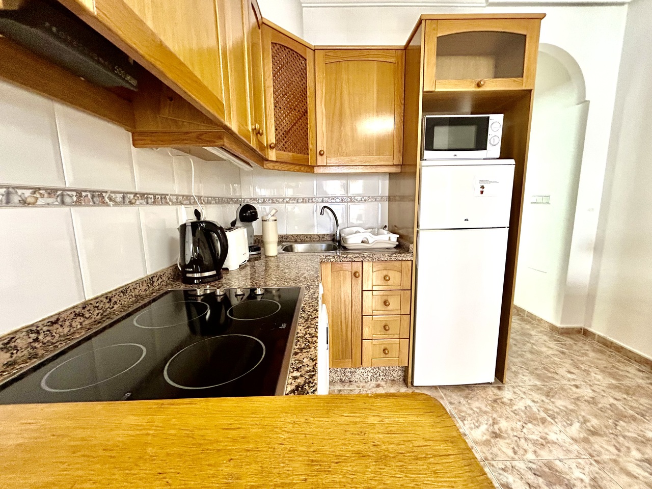 Dining area in apartment for sale in Cabo Roig
