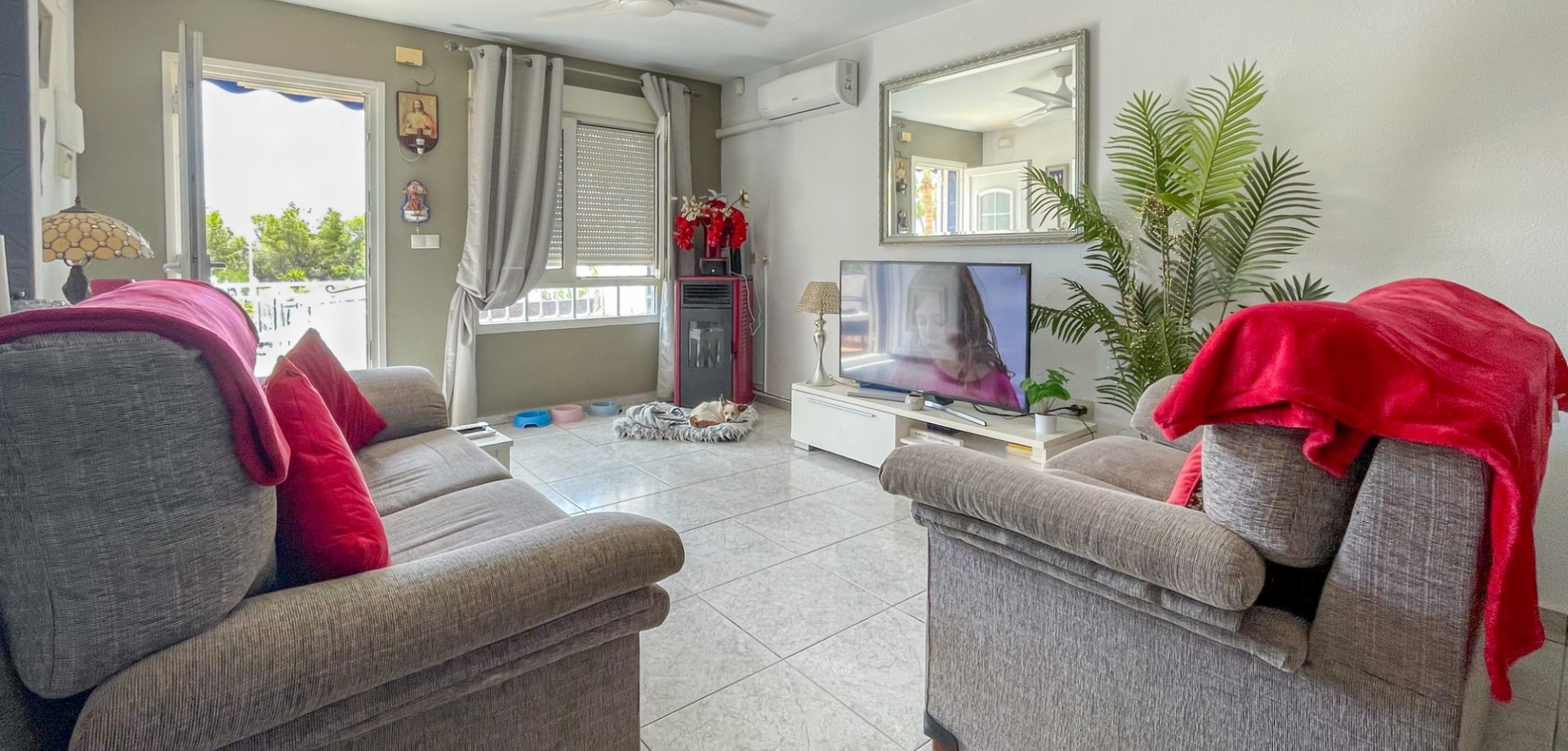 Pool area in terraced for sale in Orihuela Costa