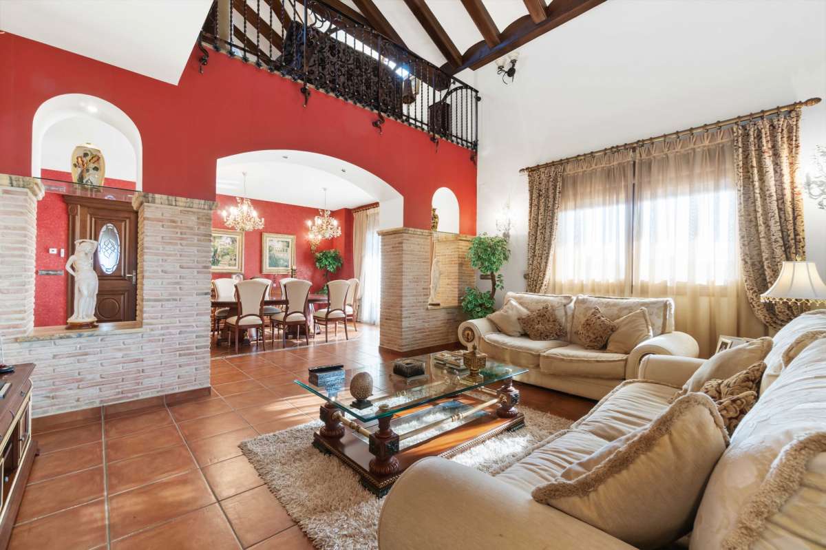 Living room in villa for sale in Molins