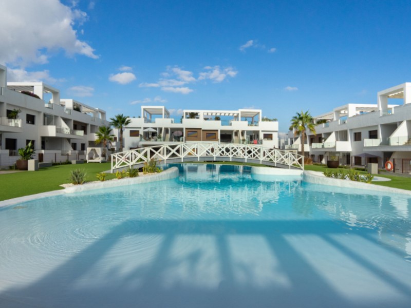 Master bedroom in villa for sale in Torrevieja