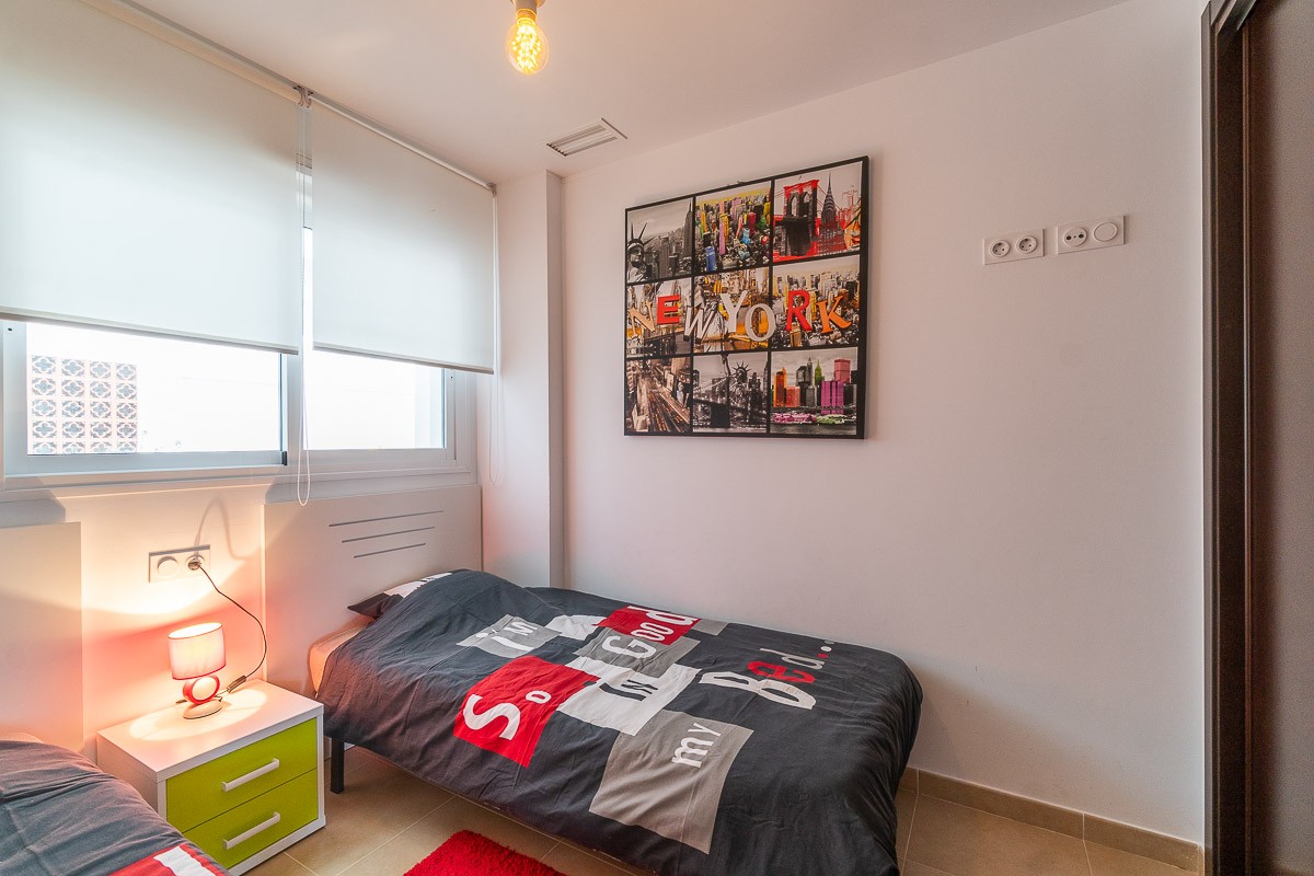 Master bedroom in apartment for sale in Orihuela Costa