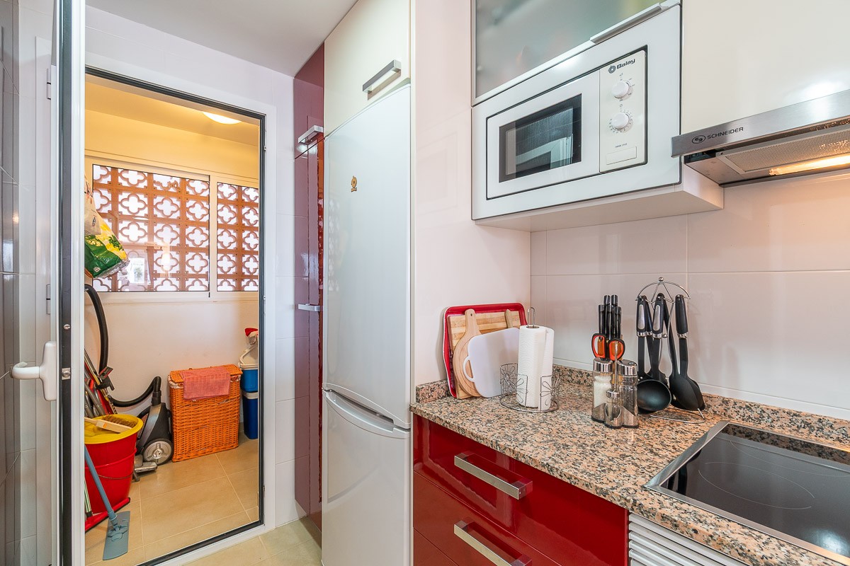 Pool area in apartment for sale in Orihuela Costa