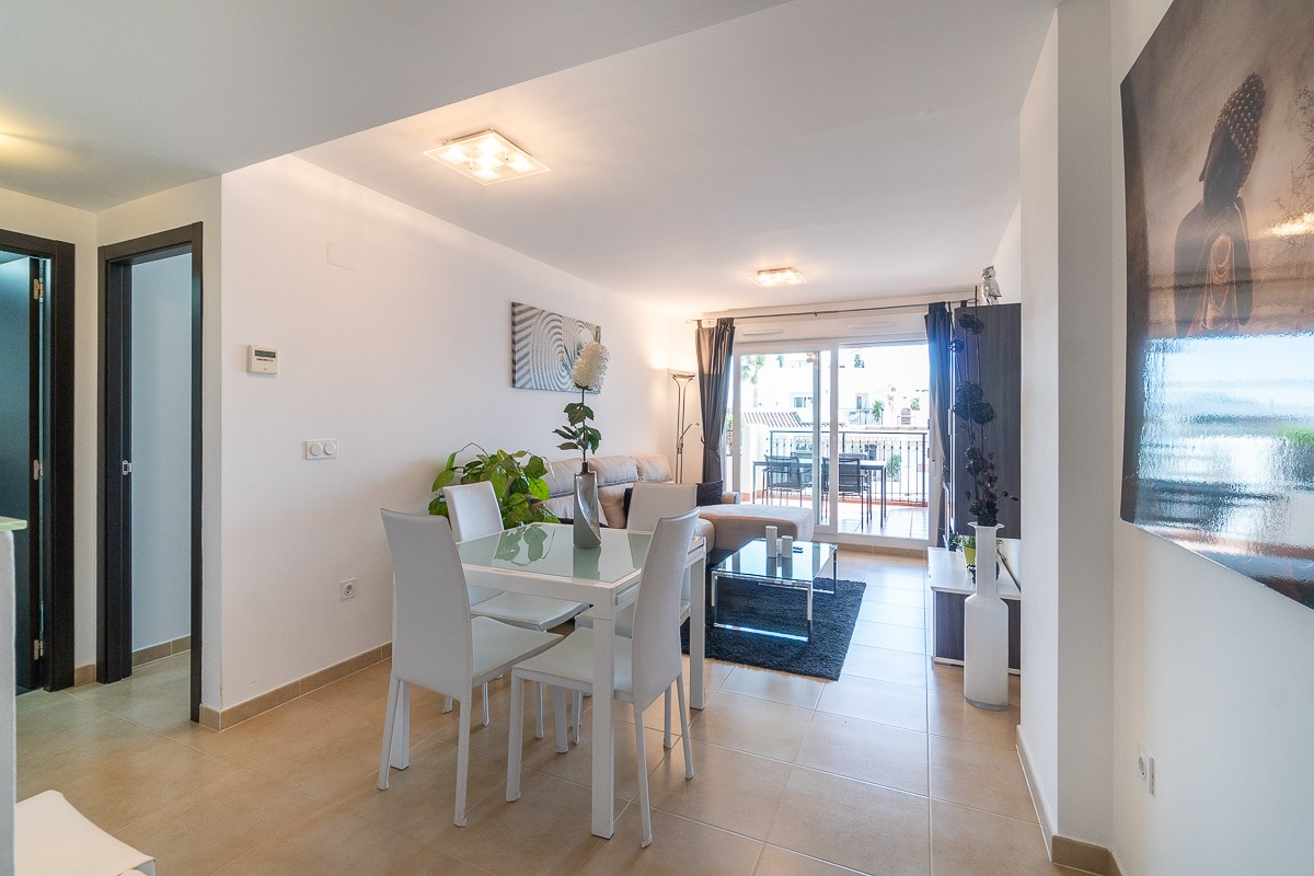Dining area in apartment for sale in Orihuela Costa