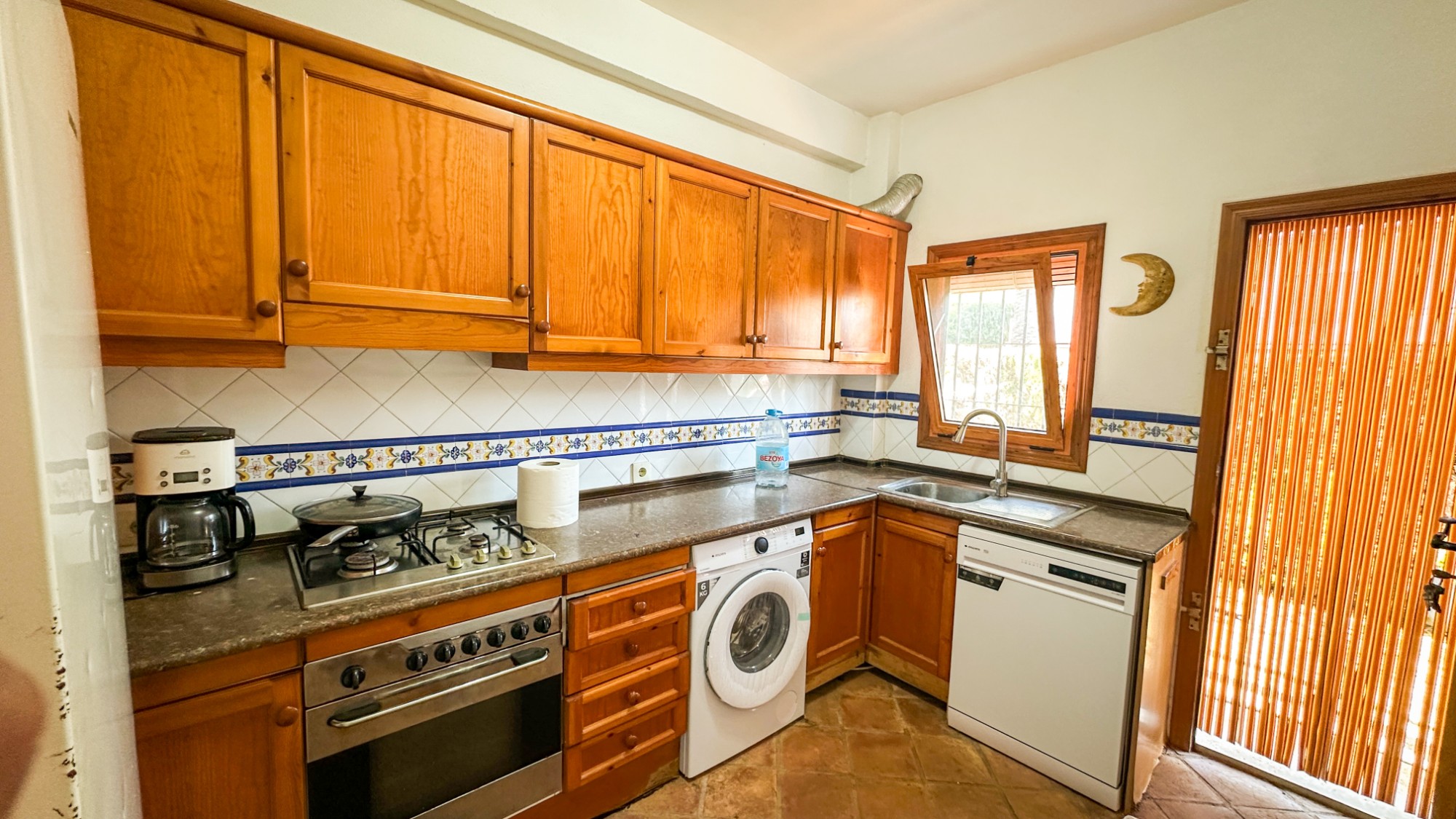 Living room in villa for sale in Cabo Roig