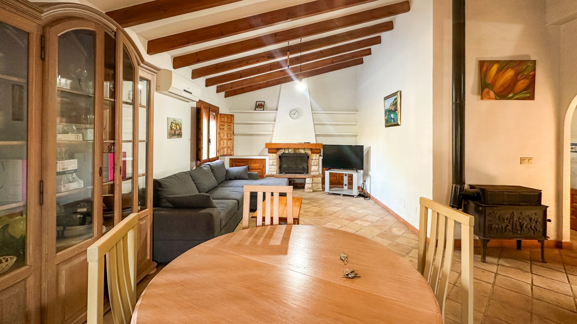 Terrace in villa for sale in Cabo Roig