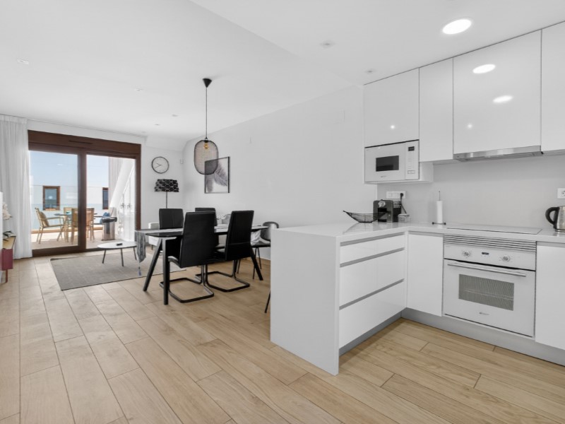 Terrace in penthouse for sale in Torrevieja