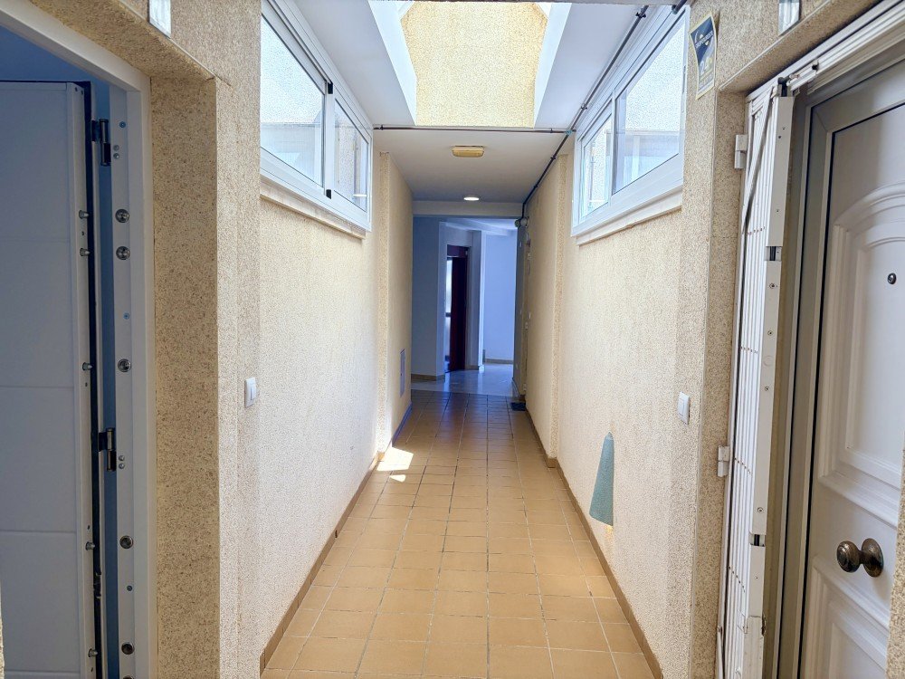 Terrace in penthouse for sale in Orihuela Costa