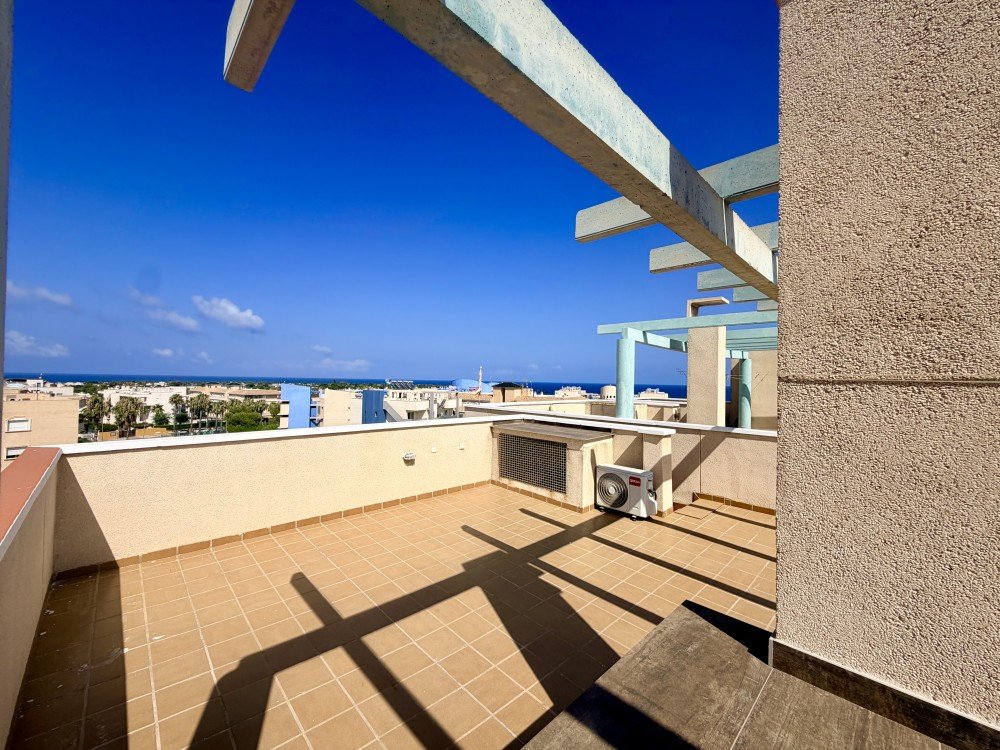 Pool area in penthouse for sale in Orihuela Costa