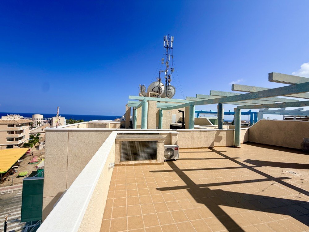 Garden in penthouse for sale in Orihuela Costa