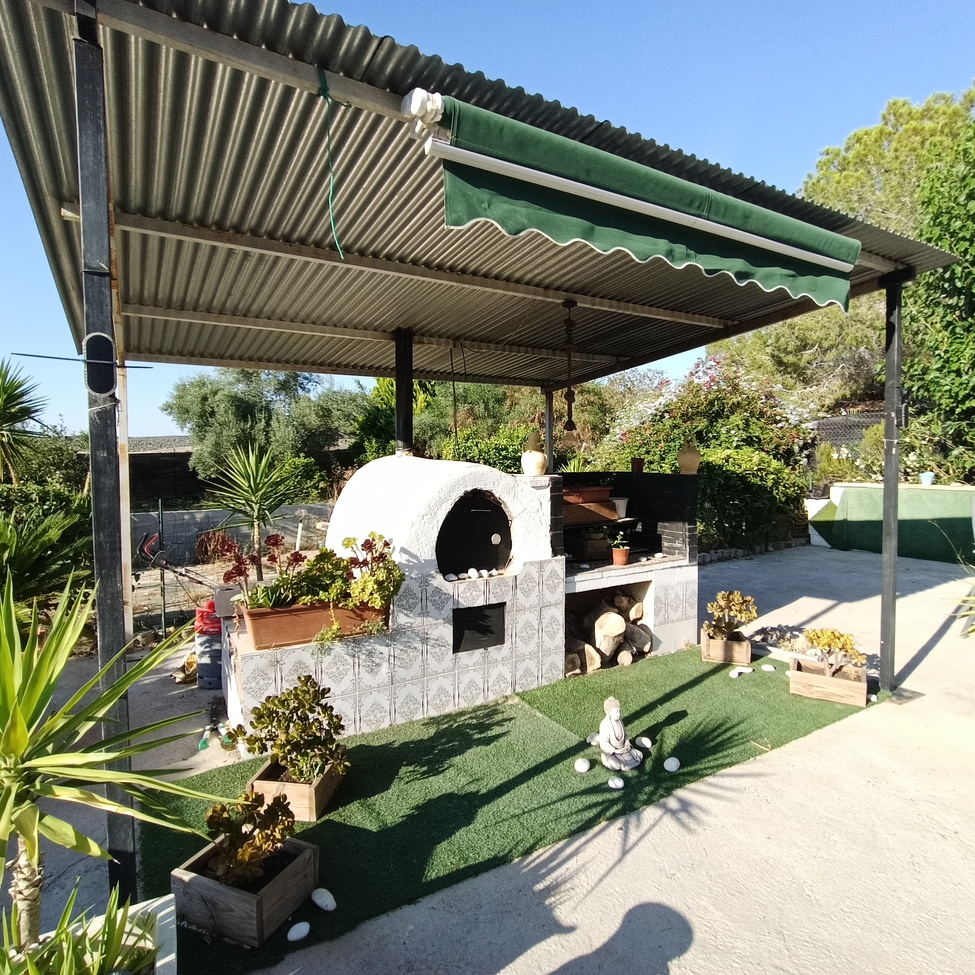 Pool area in villa for sale in Canadas De San Pedro