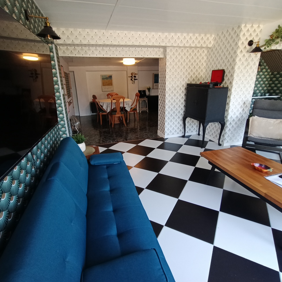 Pool area in villa for sale in Canadas De San Pedro
