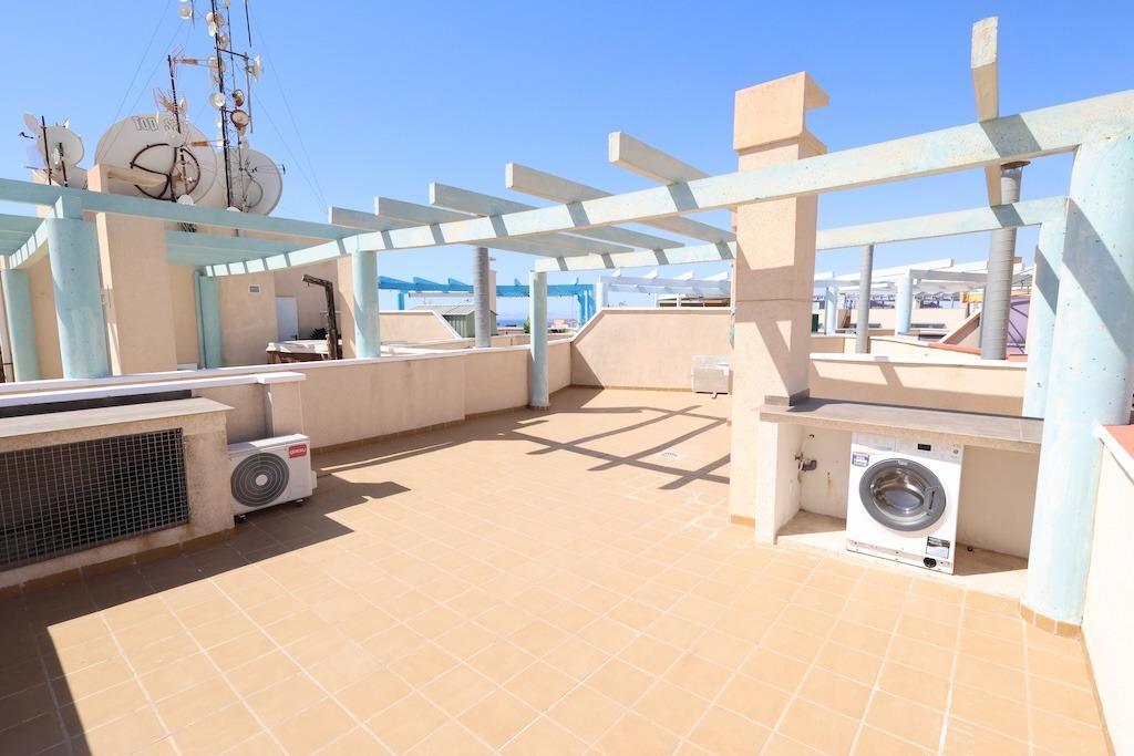 Master bedroom in penthouse for sale in Orihuela Costa