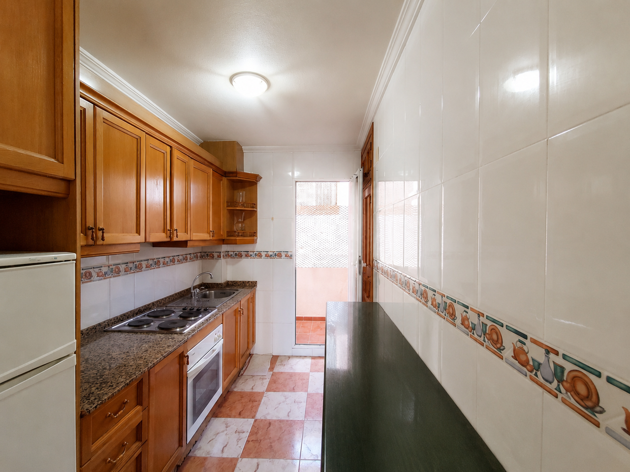 Pool area in apartment for sale in Villamartin