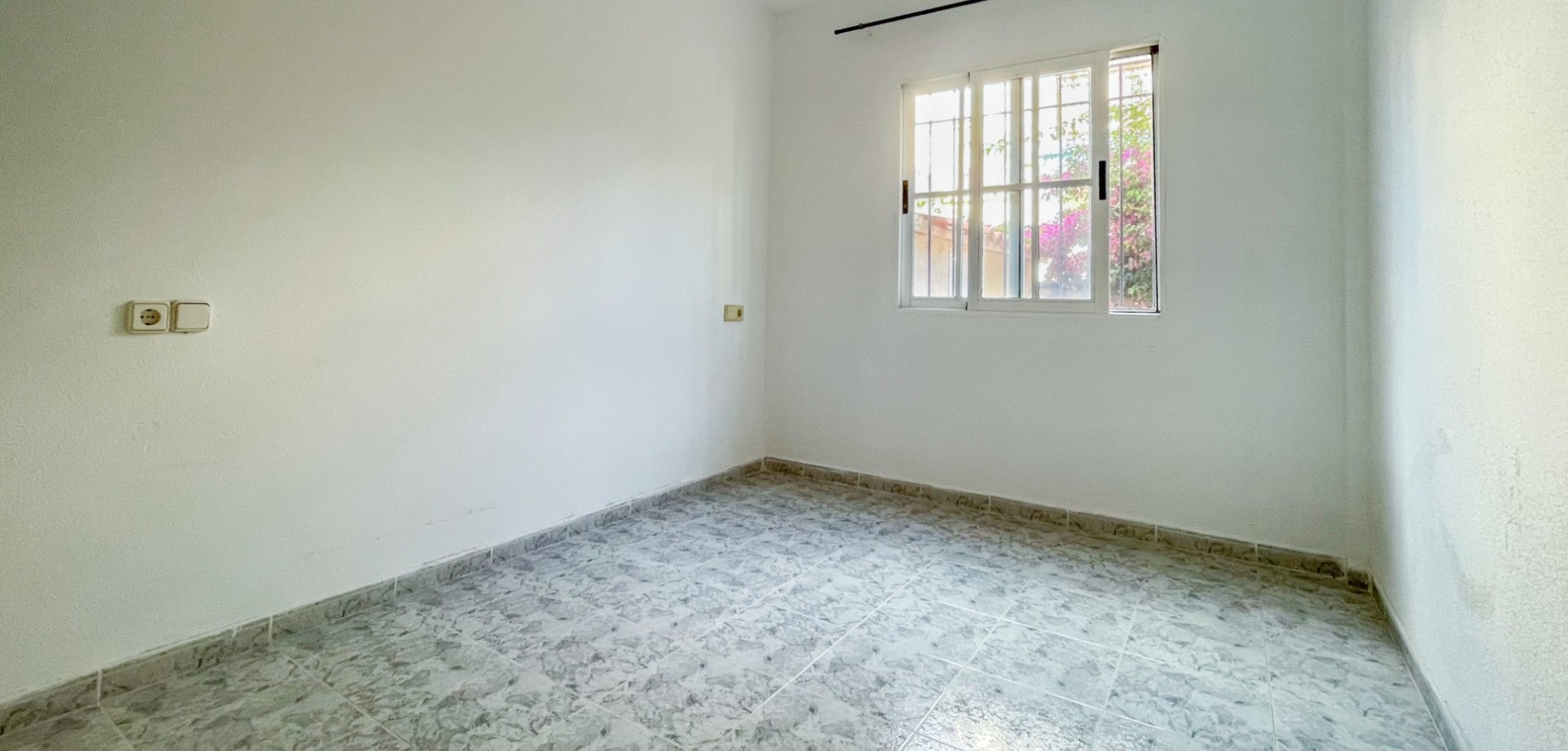 Pool area in bungalow for sale in Orihuela Costa