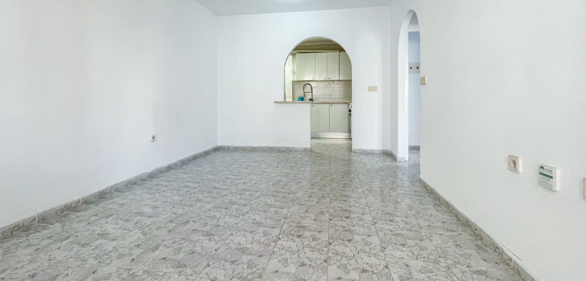Pool area in bungalow for sale in Orihuela Costa