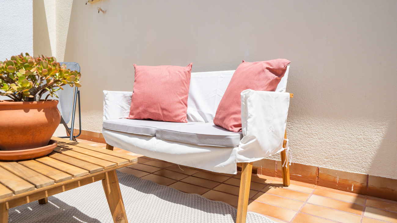 Garden in apartment for sale in Torrevieja