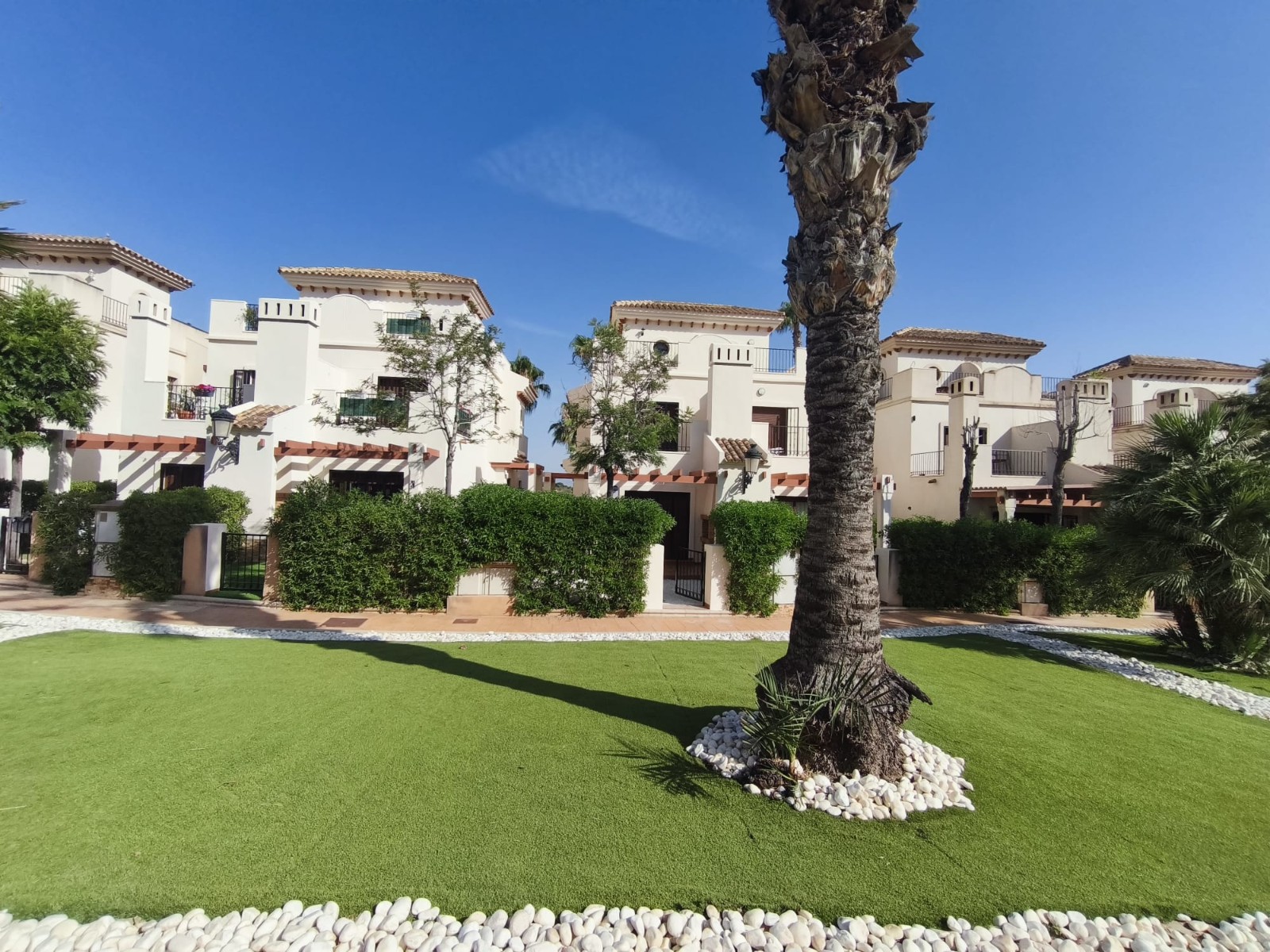 Terrace in bungalow for sale in La Finca Golf Resort