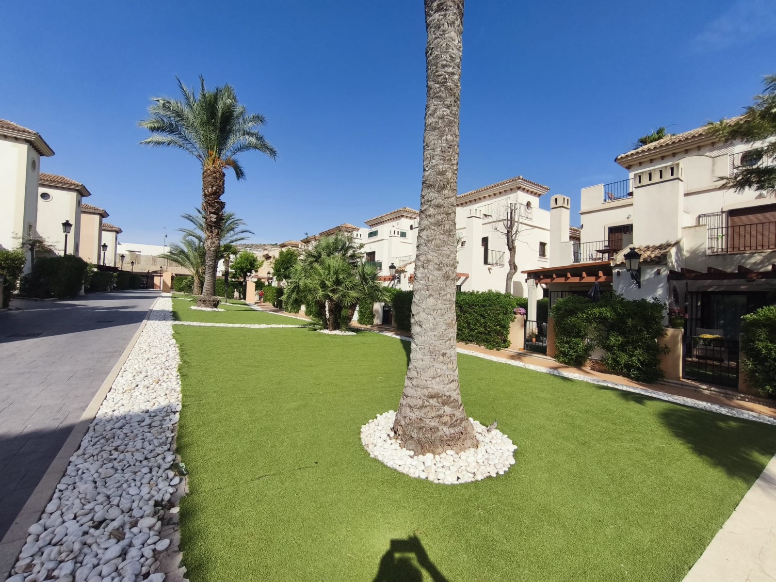 Pool area in bungalow for sale in La Finca Golf Resort